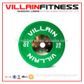 Rubber Coated Olympic Weight Plate Fitness Gym Equipment Bumper Plate